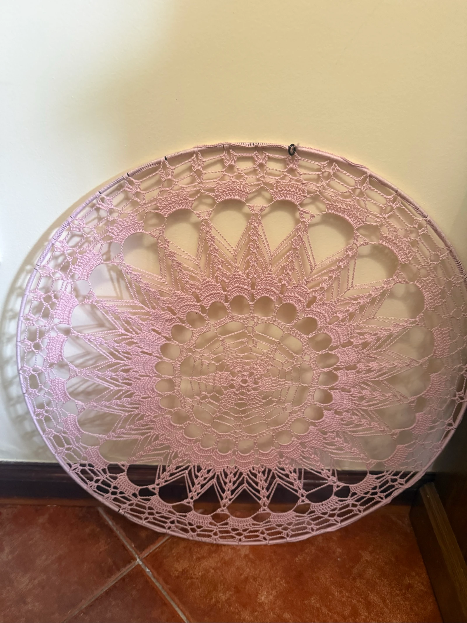 Roda de macrame